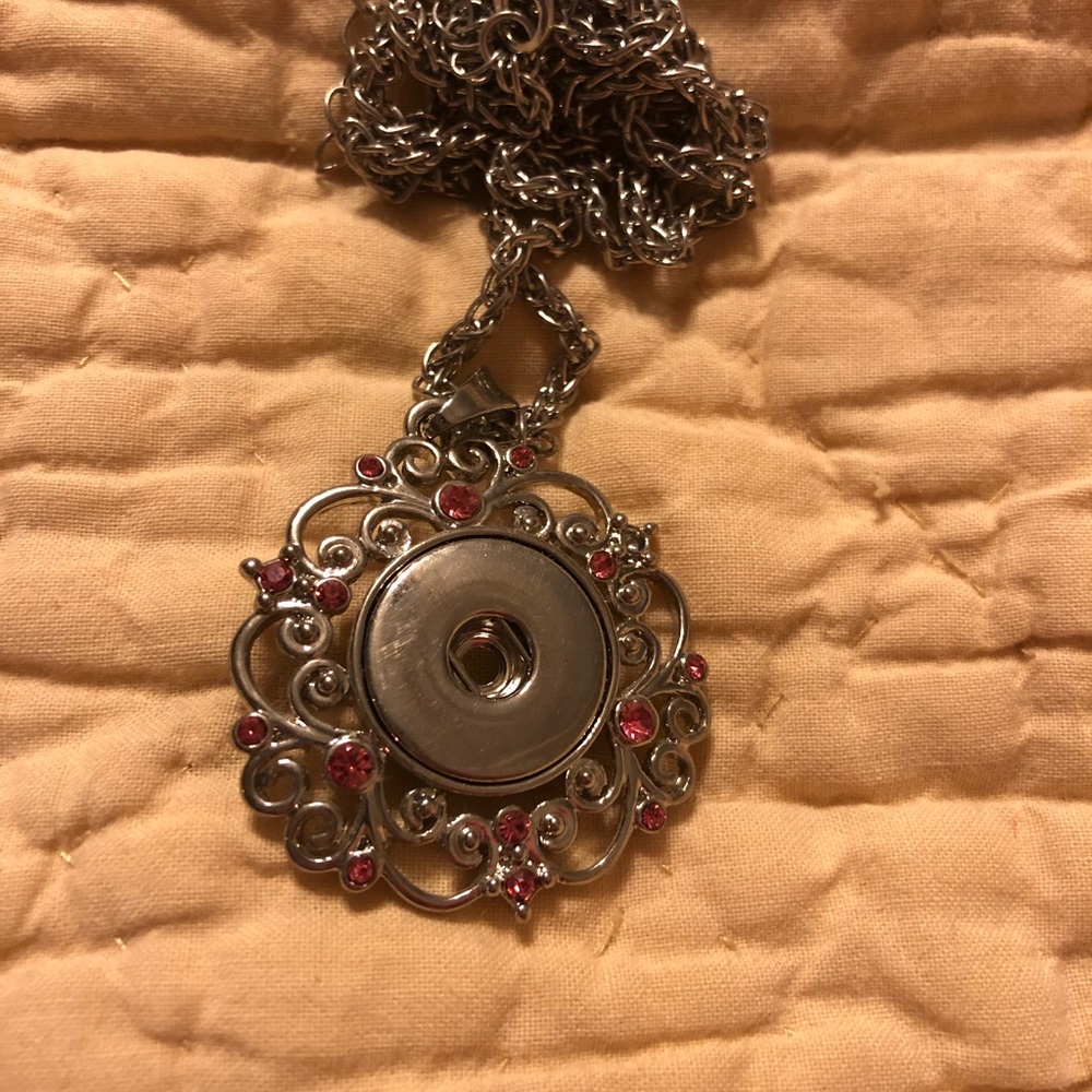 Snap jewelry necklace